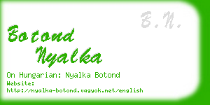 botond nyalka business card